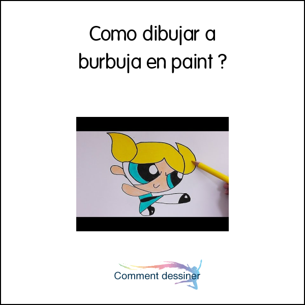 Como dibujar a burbuja en paint